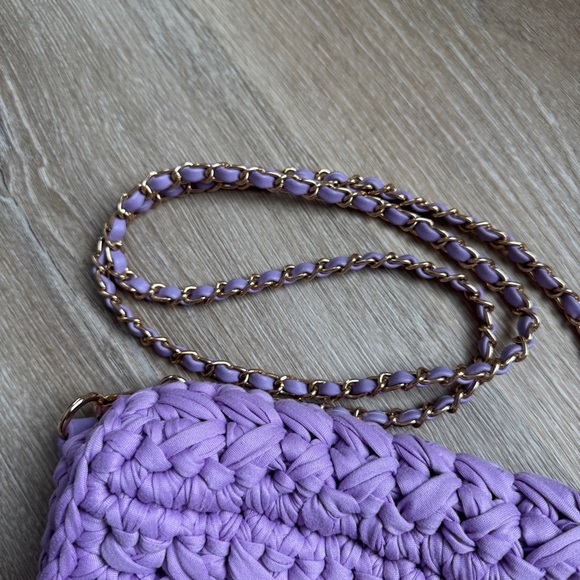 Moda Luxe annalise crossbody bag purse purple gold - Picture 8 of 9